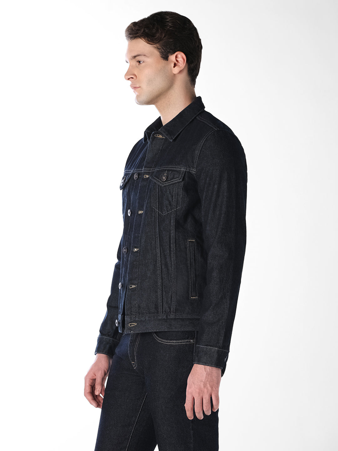 Dark Blue Selvedge Denim Jacket