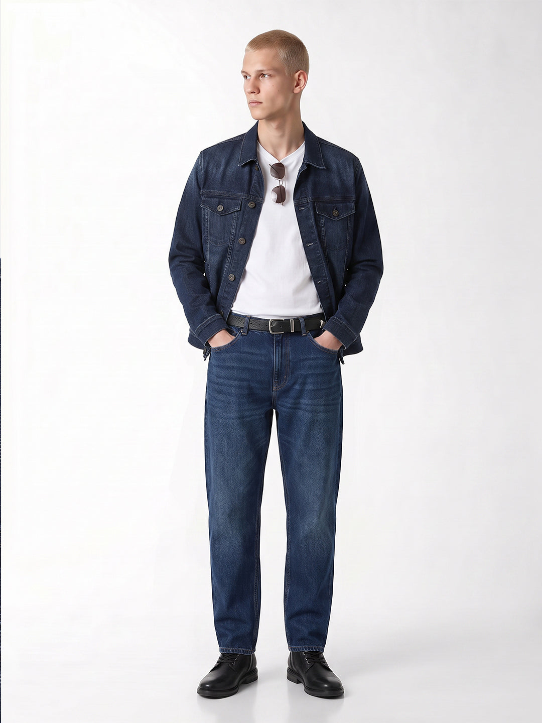Dark Blue Wash Denim Jacket
