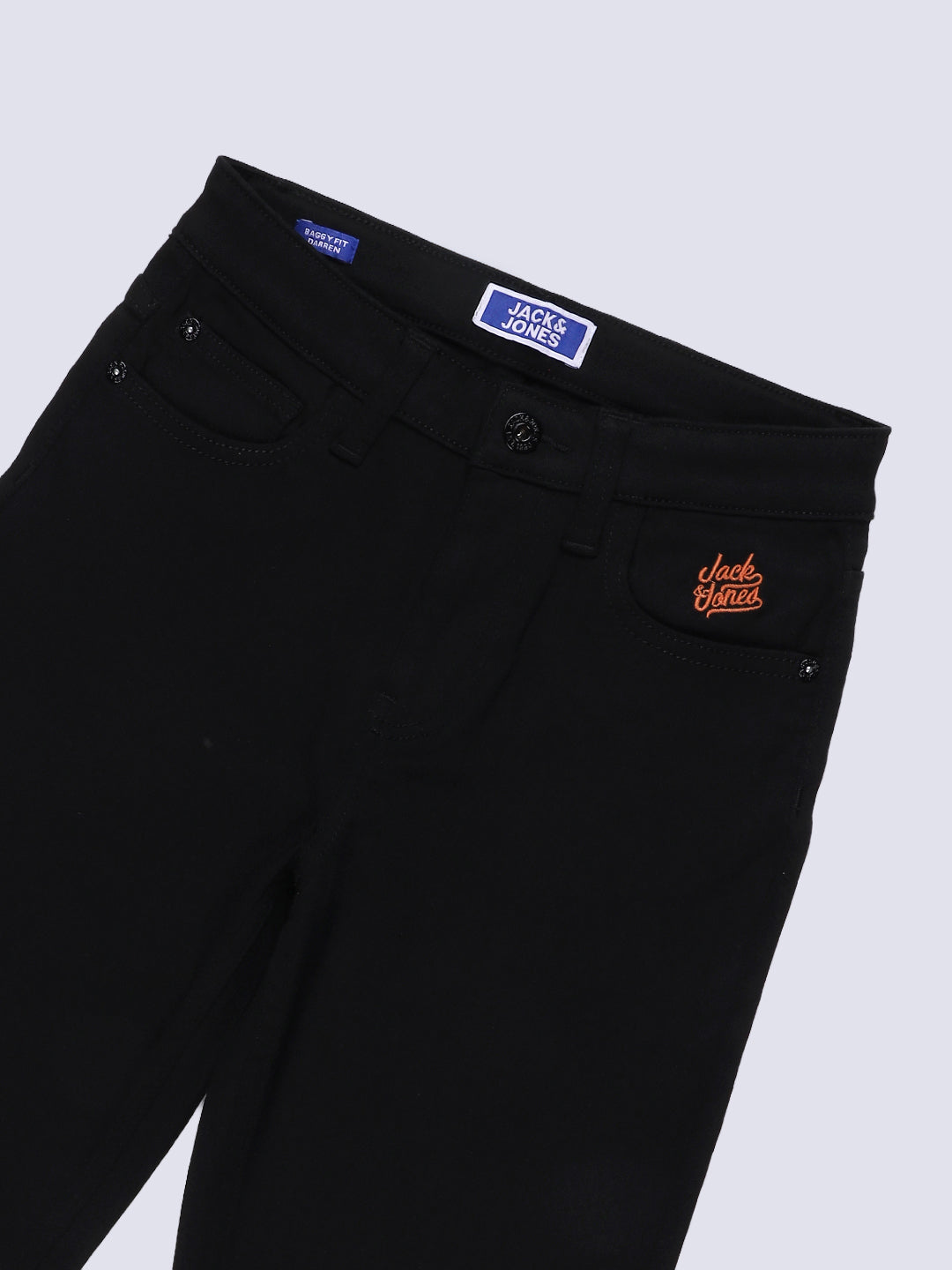 Boys Black Washed Jeans