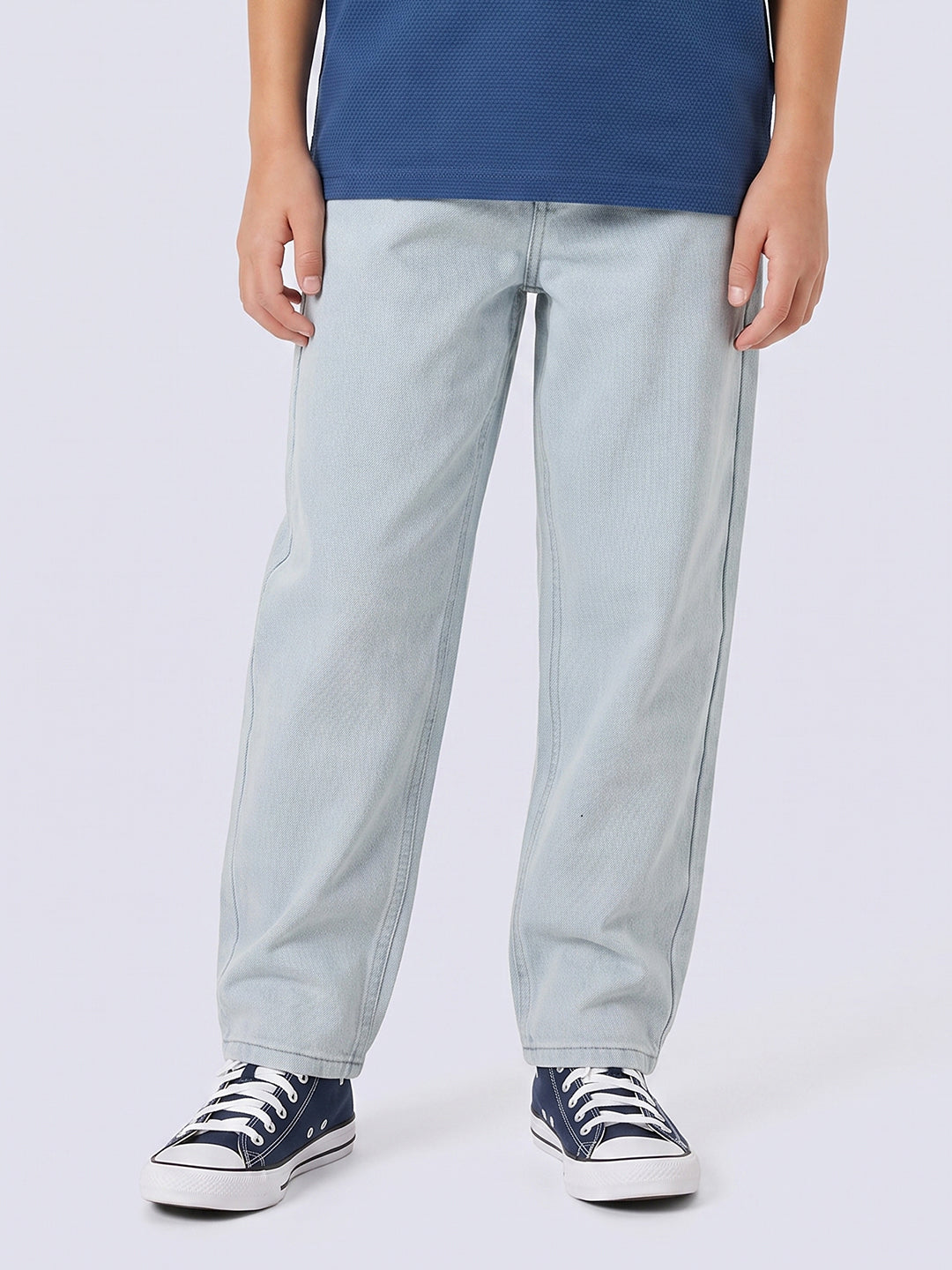 Boys Light Blue Washed Jeans