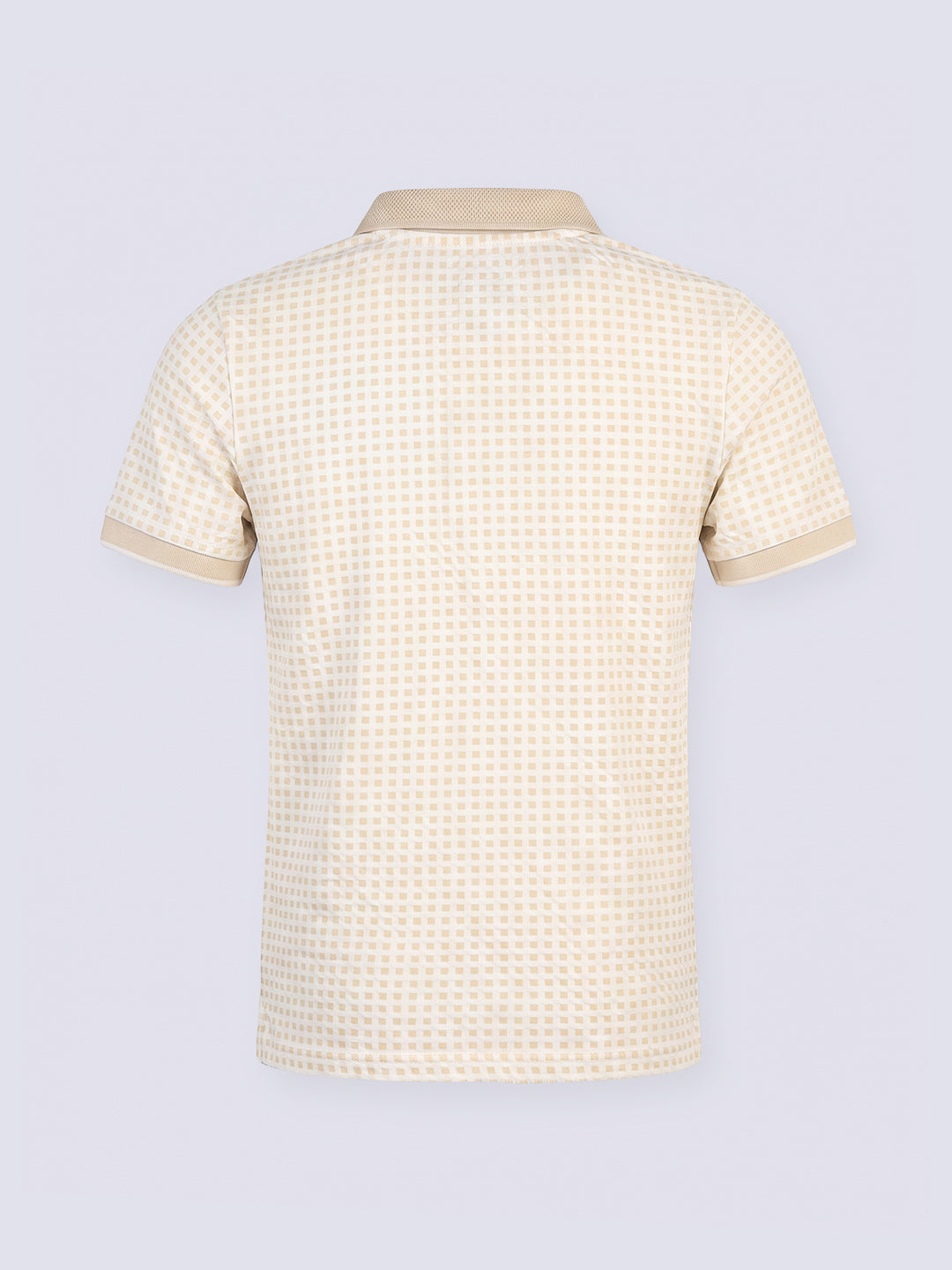 Boys Check Print Polo