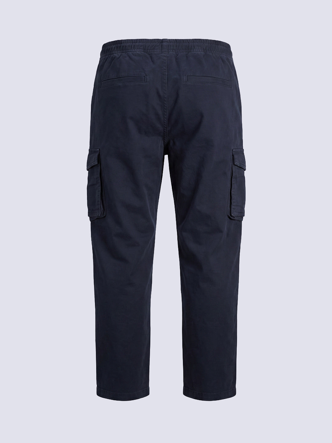 Boys Navy Blue Regular Fit Cargos