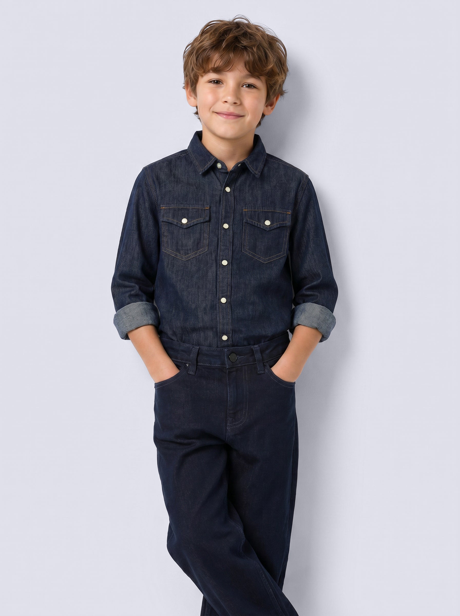 Boys Classic Denim Shirt