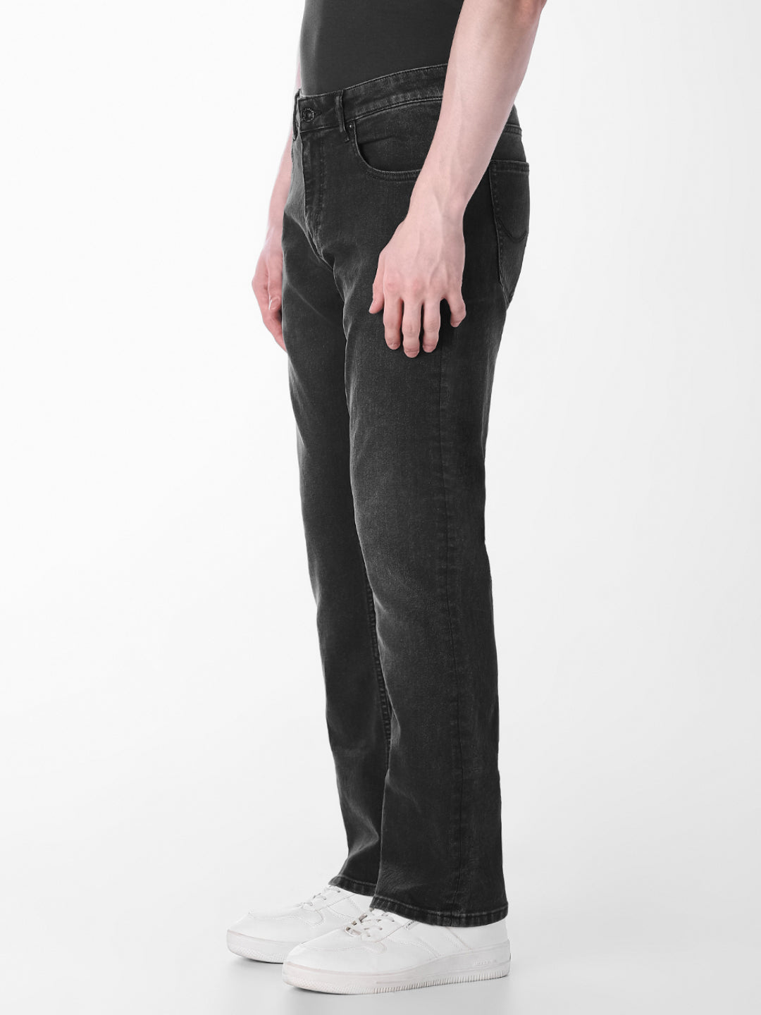 Black Clark Regular Fit Jeans