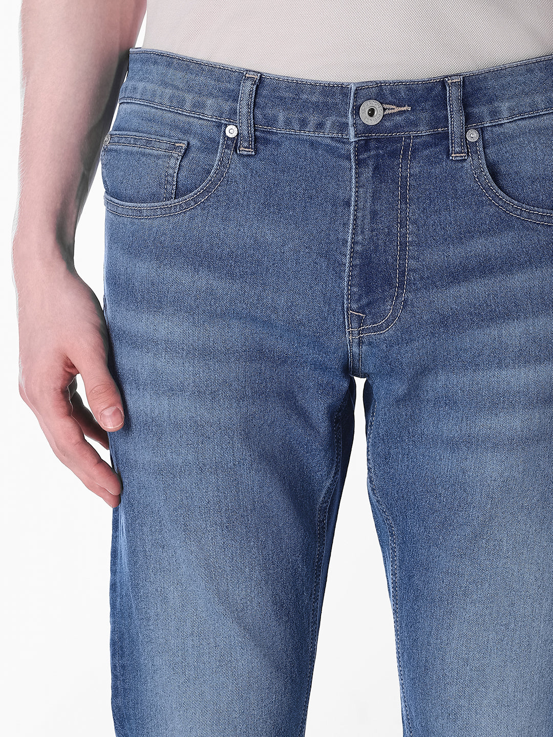Light Blue Clark Regular Fit Jeans