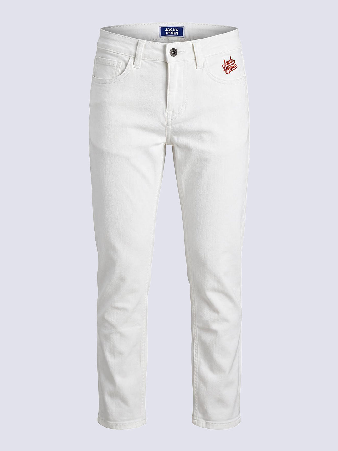 Boys White Clark Regular Fit Jeans