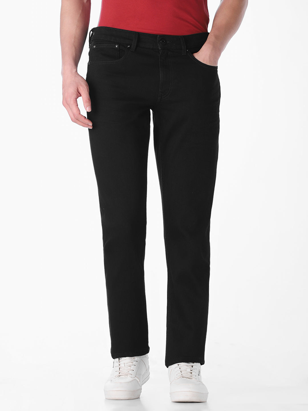 Black clark straight Fit jeans