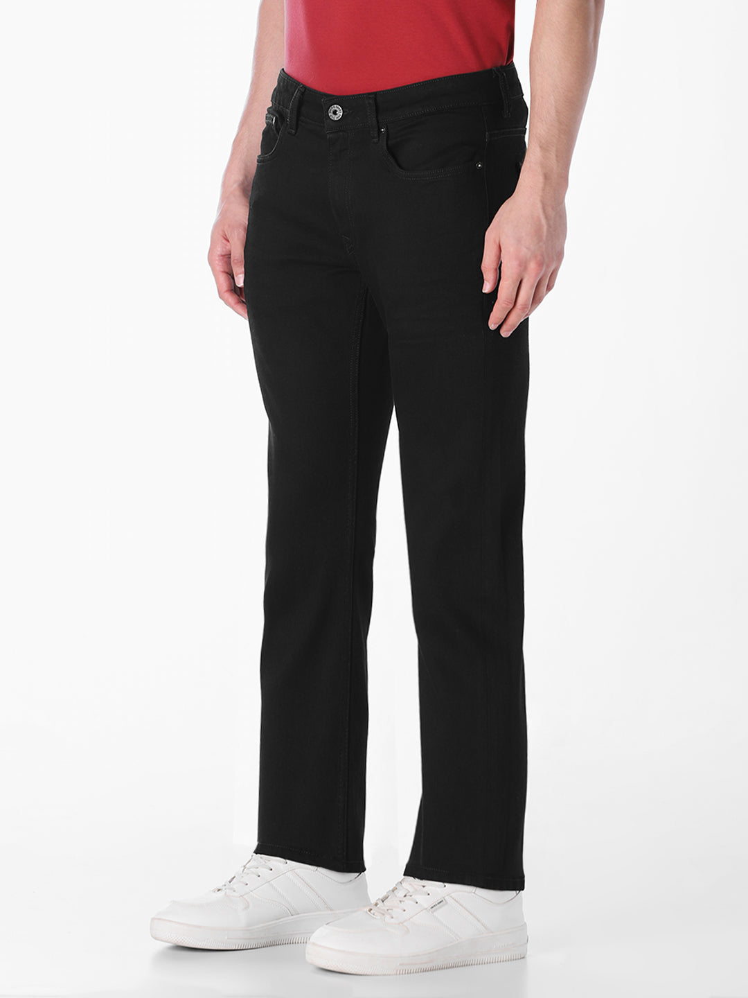 Black clark straight Fit jeans