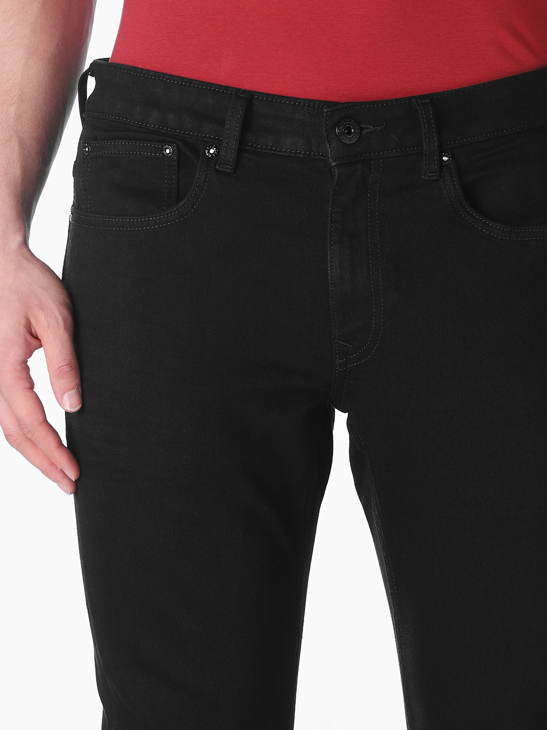 Black clark straight Fit jeans