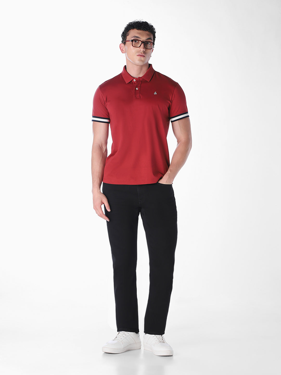 Black clark straight Fit jeans