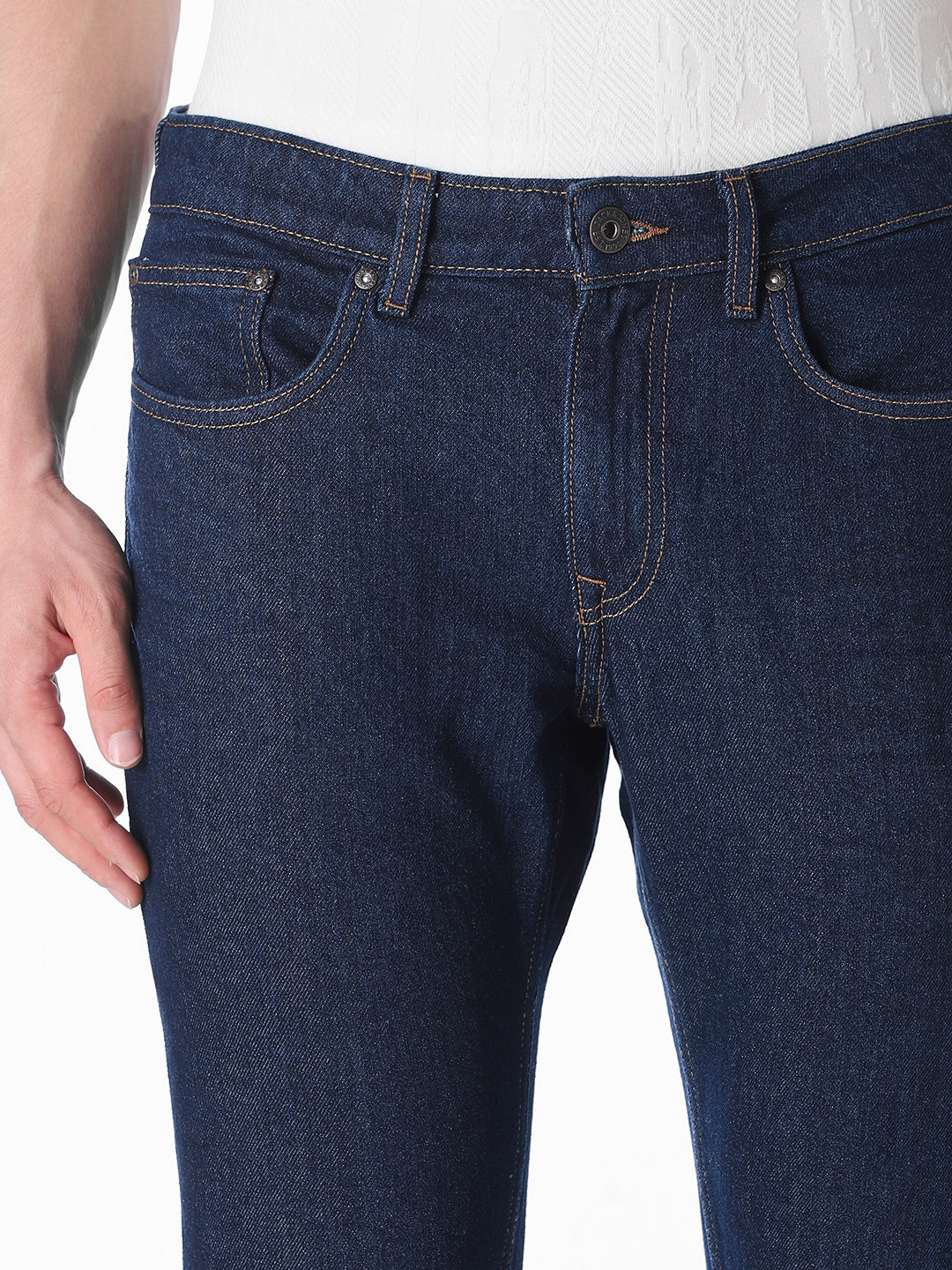 Blue clark straight Fit jeans