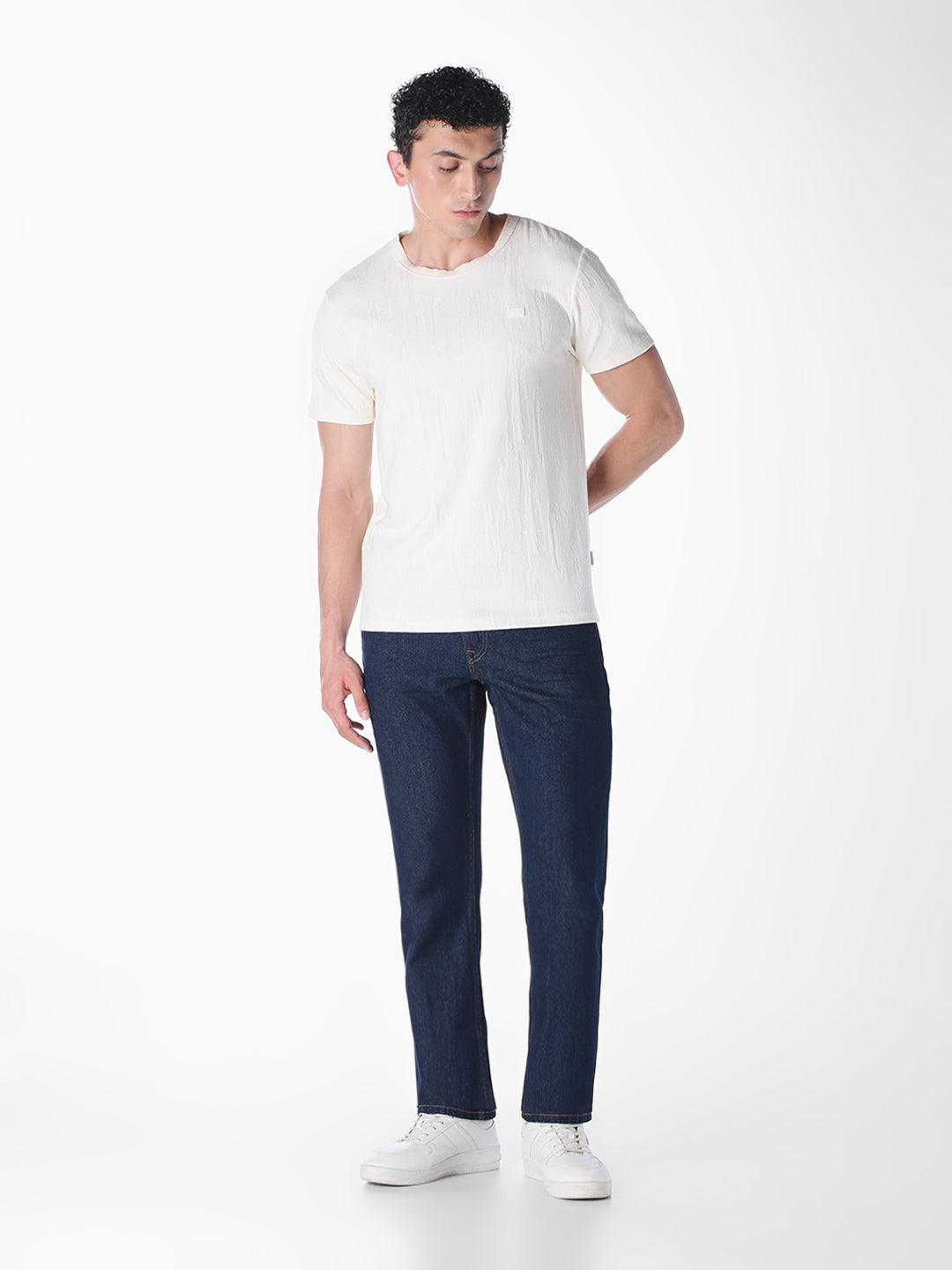Blue clark straight Fit jeans