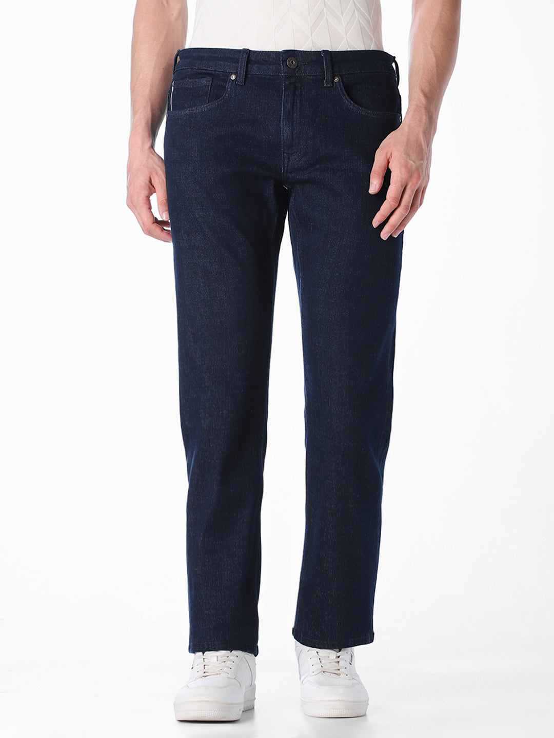 Blue clark straight Fit jeans