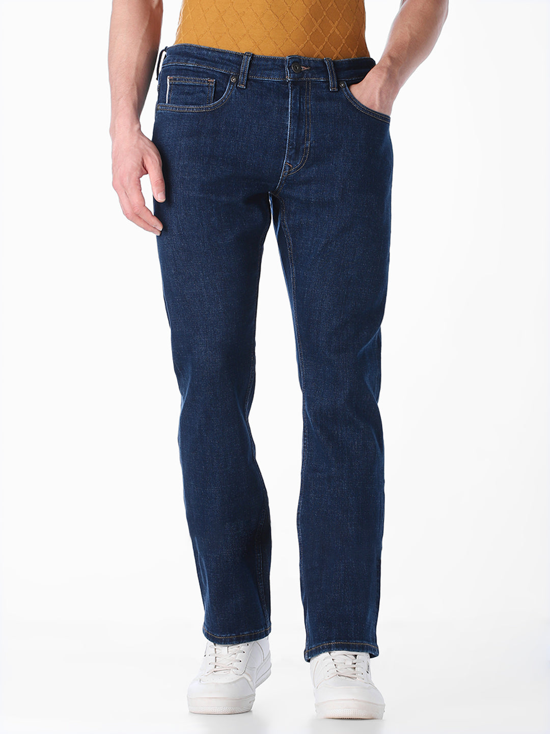 Blue clark straight Fit jeans