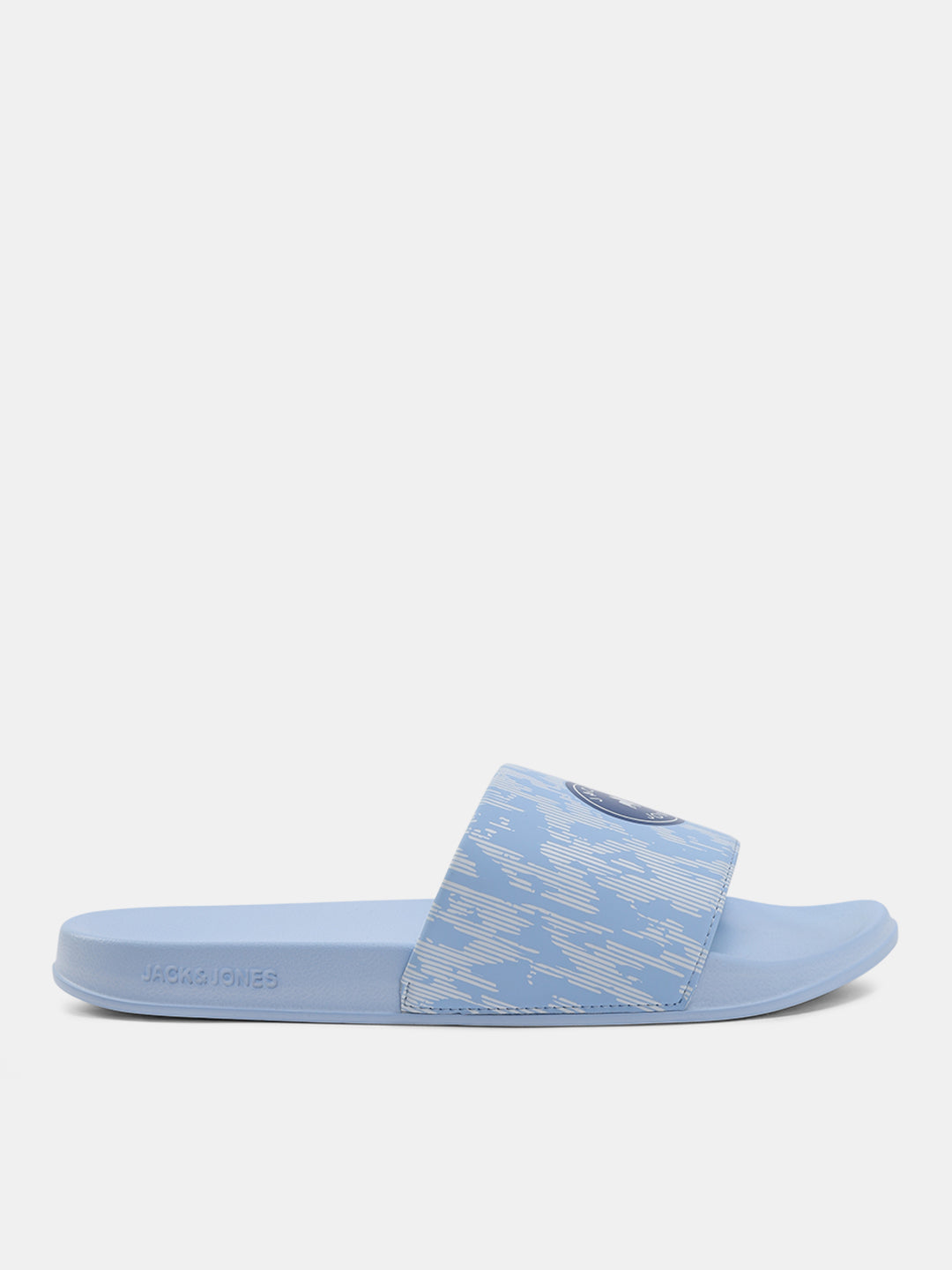 Light Blue Printed Pool Sliders
