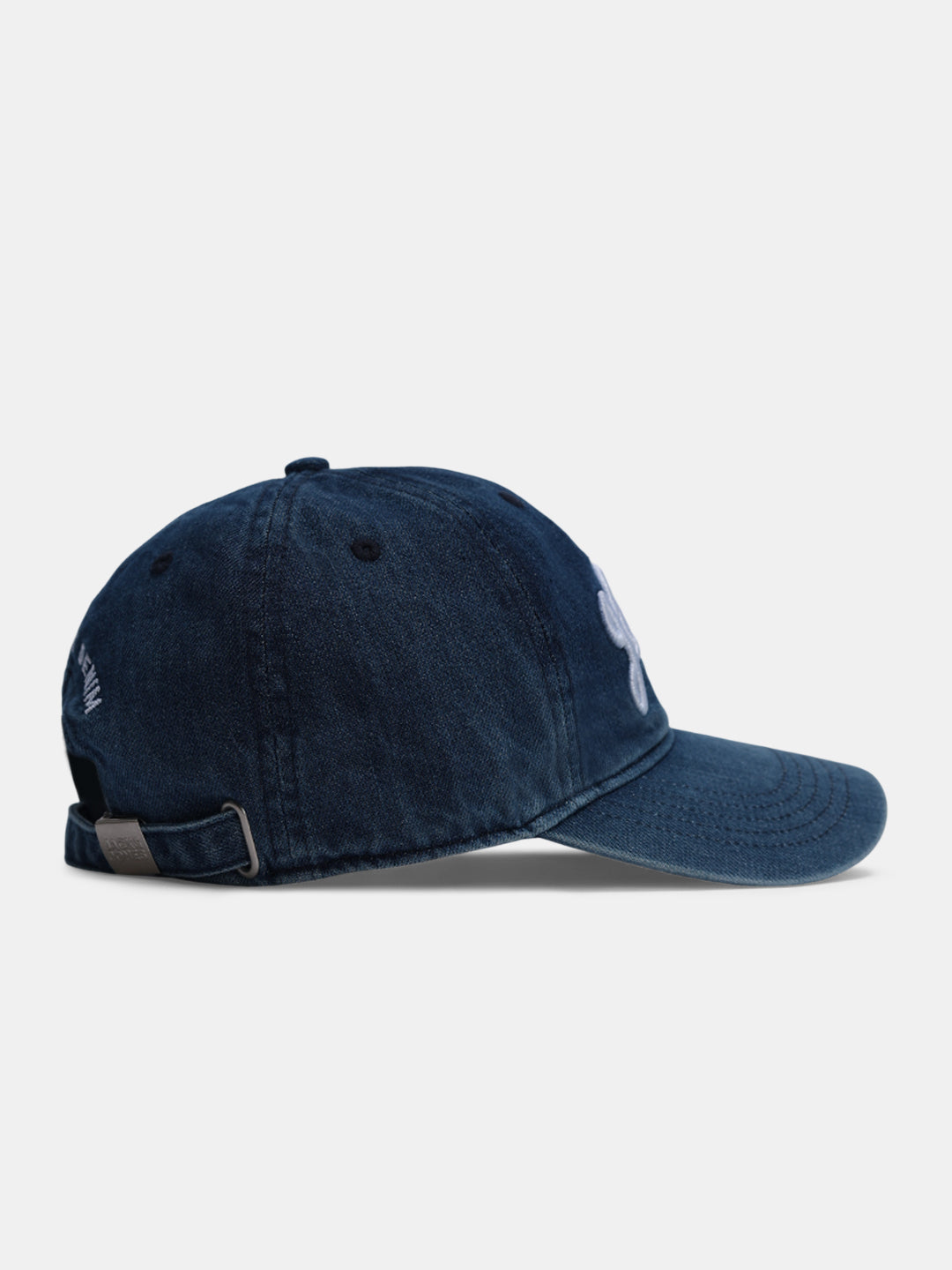 Blue Denim Printed Baseball Cap