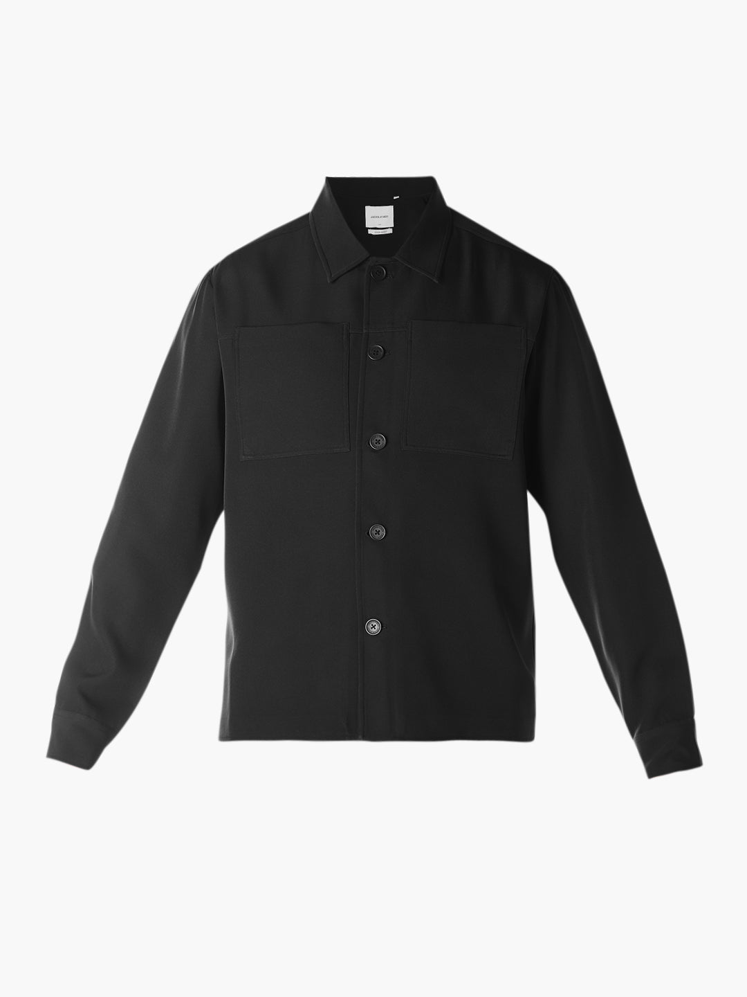 Black Solid Regular Fit Shirt