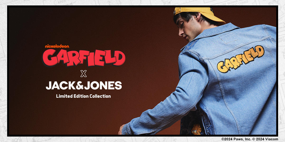 GET YOUR PAWS ON THE JACK&JONES X GARFIELD COLLECTION!