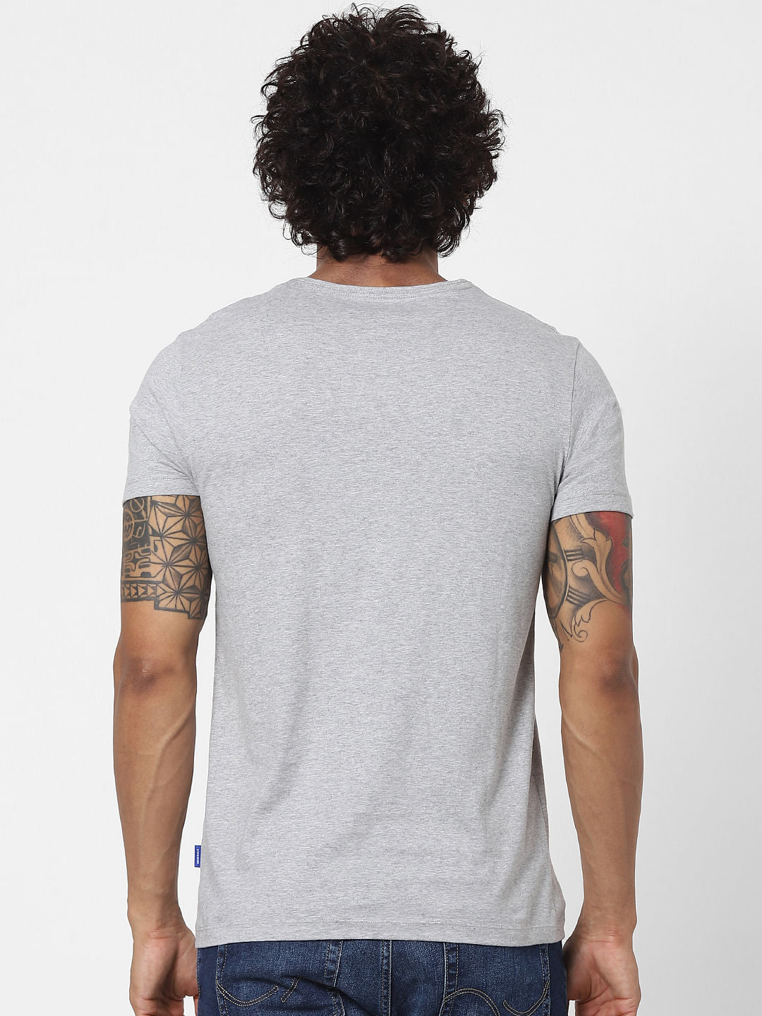 Grey Crew Neck T-shirt