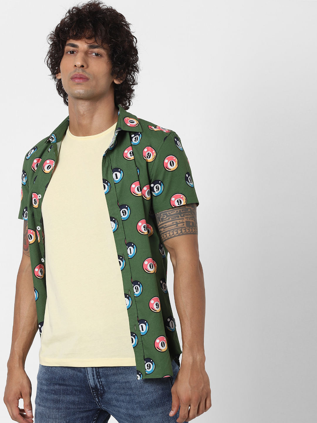 Yellow Crew Neck T-shirt