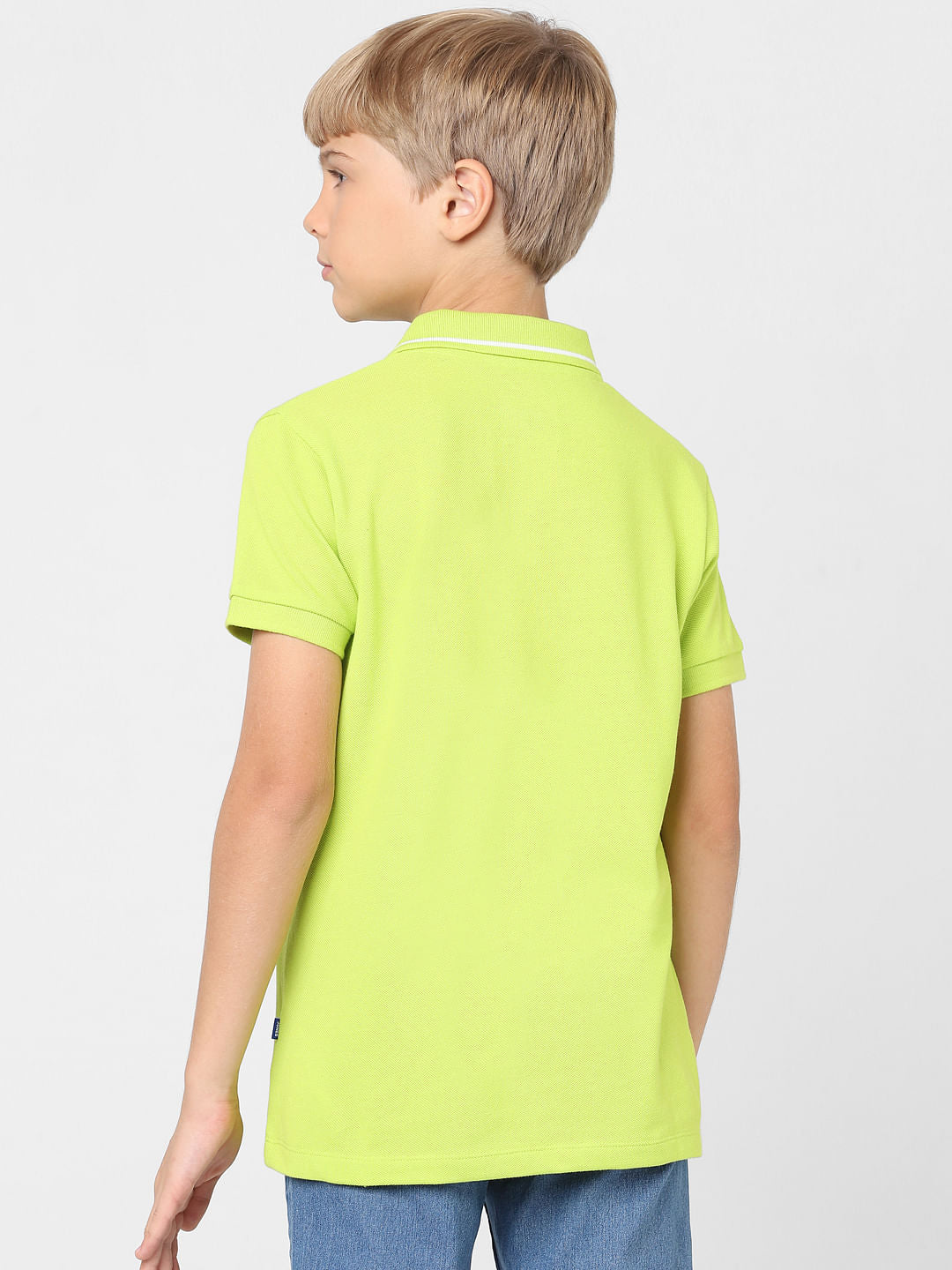 Boys Green Polo T-shirt