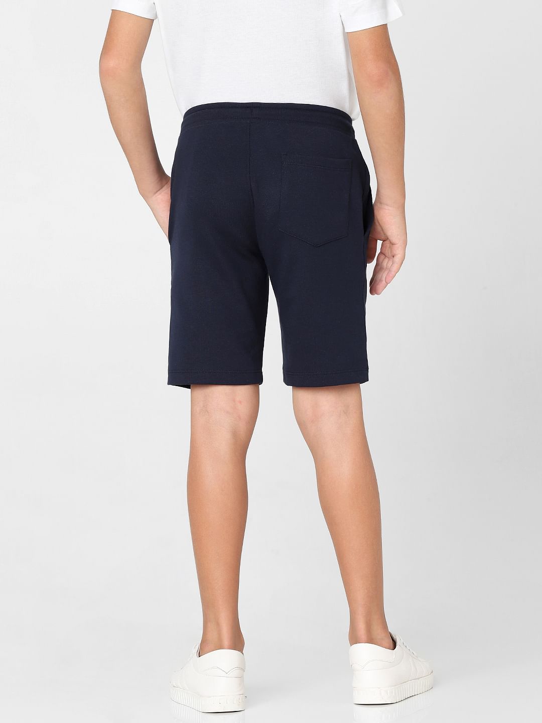 Boys Blue Drawstring Shorts