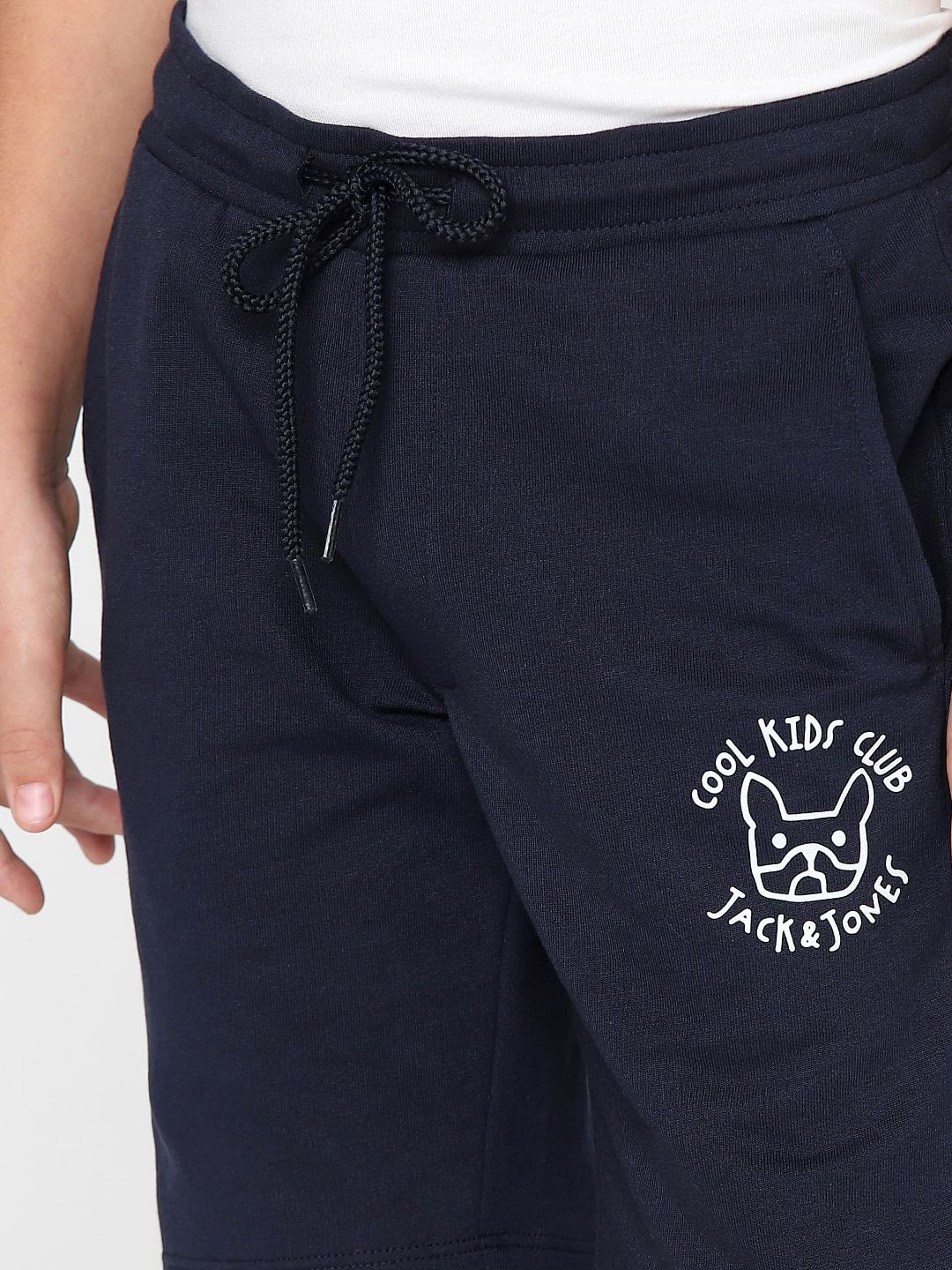 Boys Blue Drawstring Shorts