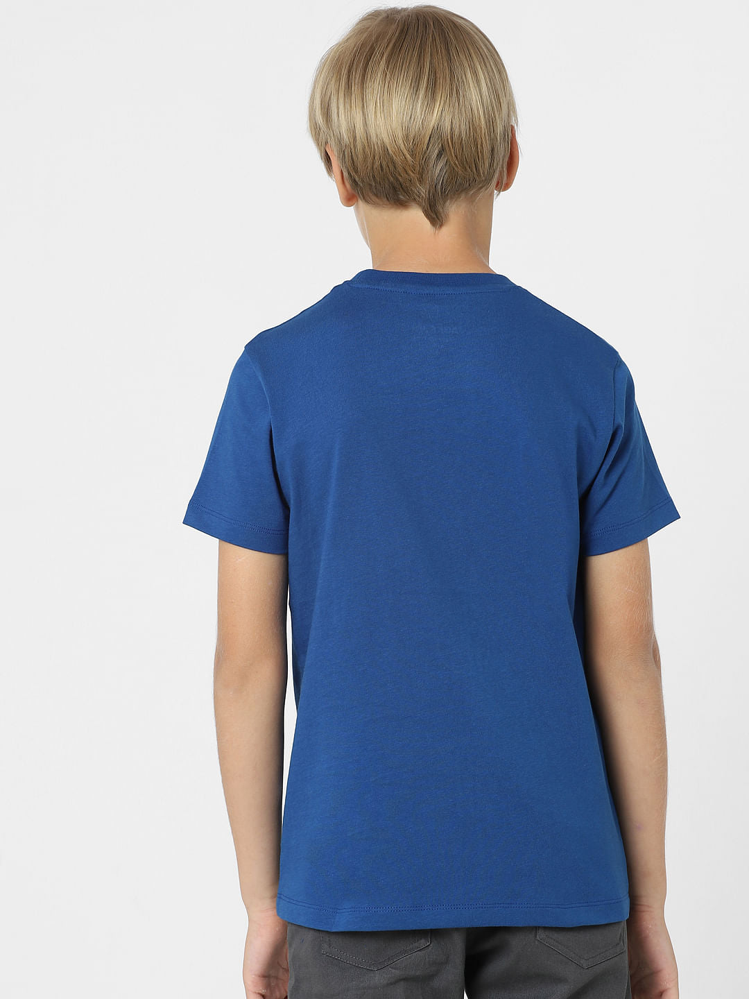 BOYS Blue Graphic Print T-shirt