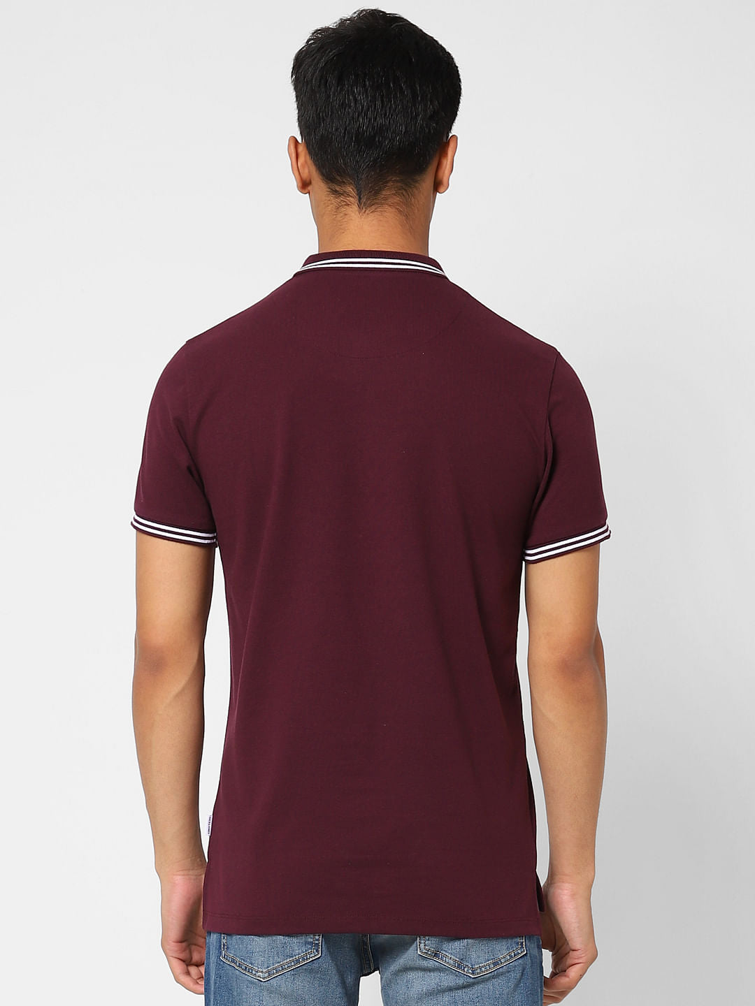 Burgundy Polo T-shirt