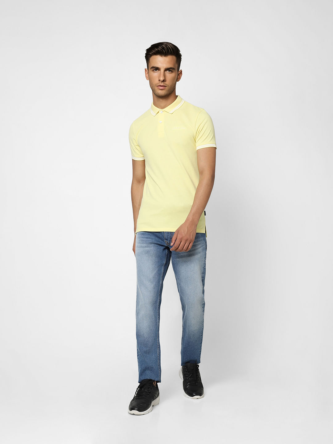 Light Yellow Polo T-shirt