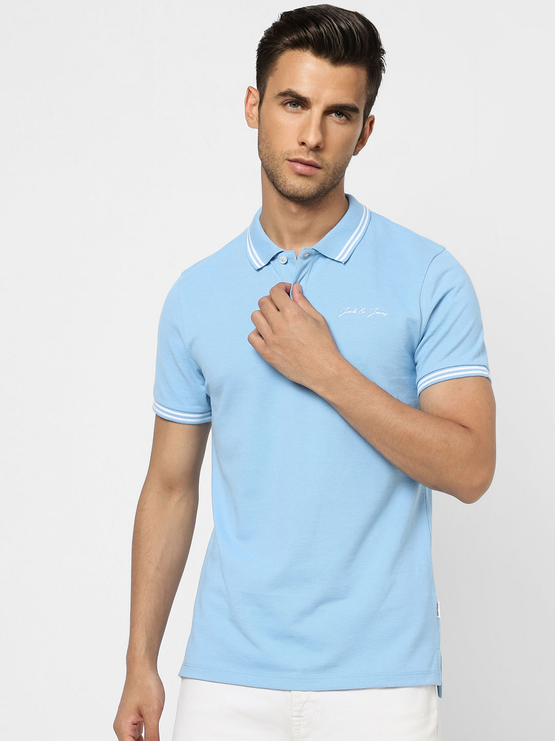 Light Blue Polo T-shirt