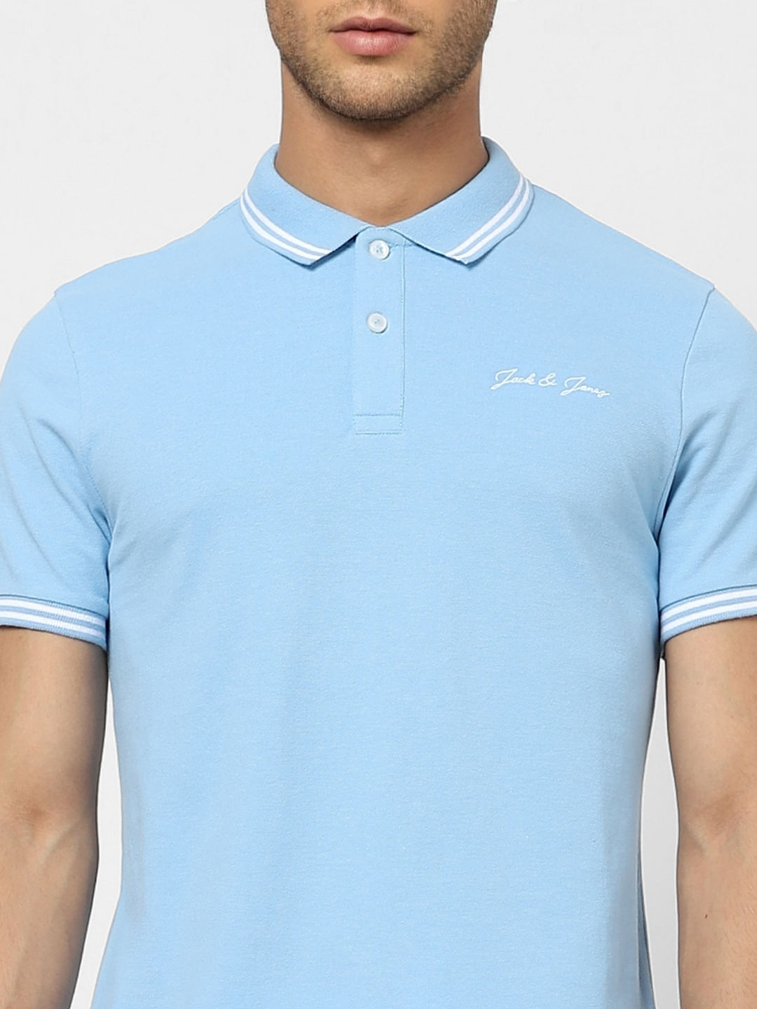 Light Blue Polo T-shirt