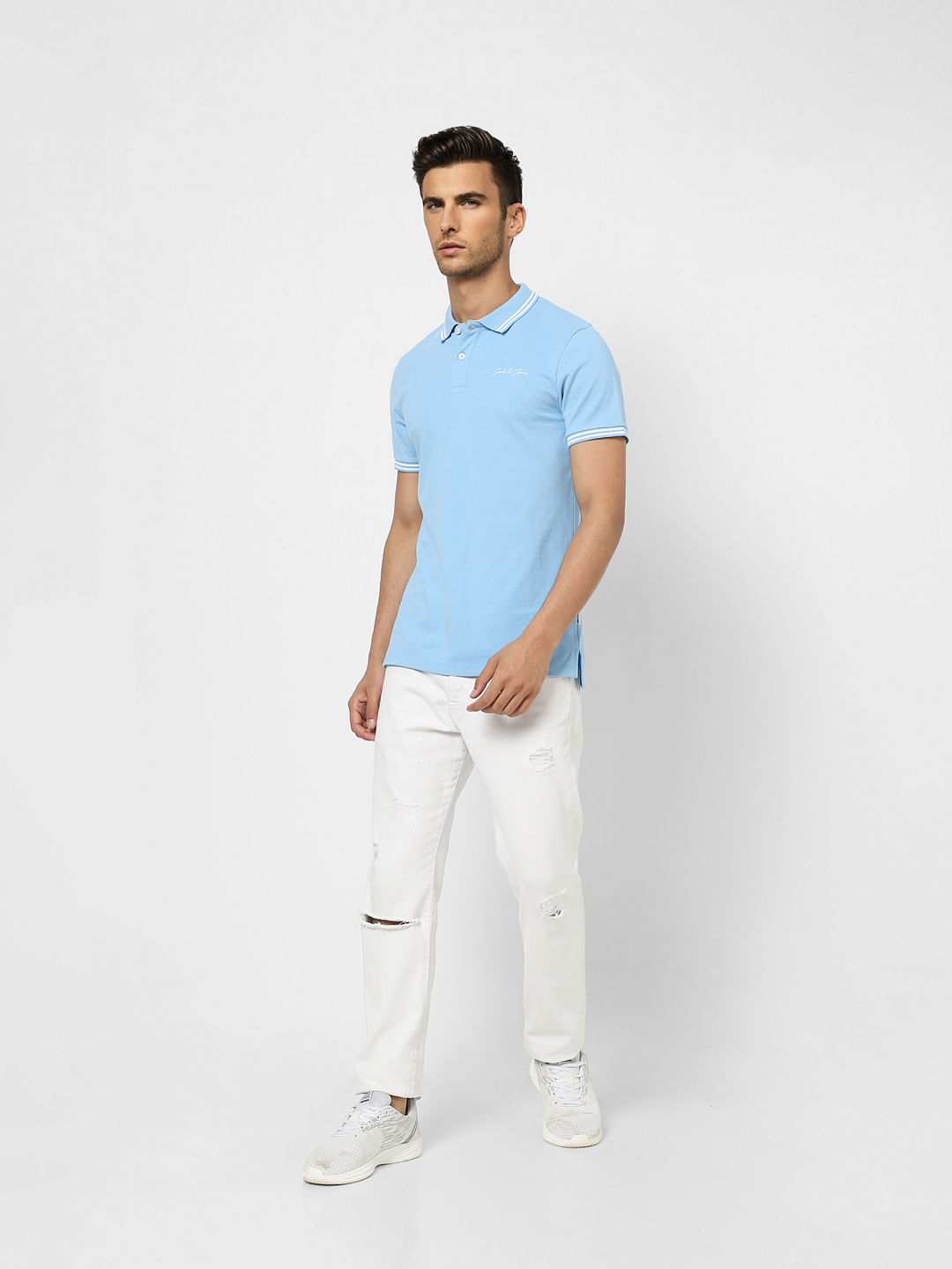 Light Blue Polo T-shirt