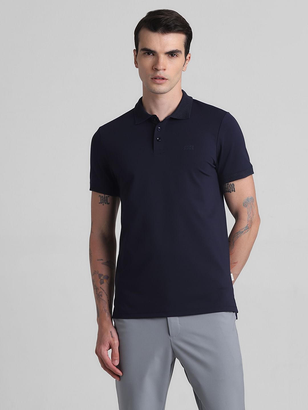 Dark Blue Polo T-shirt