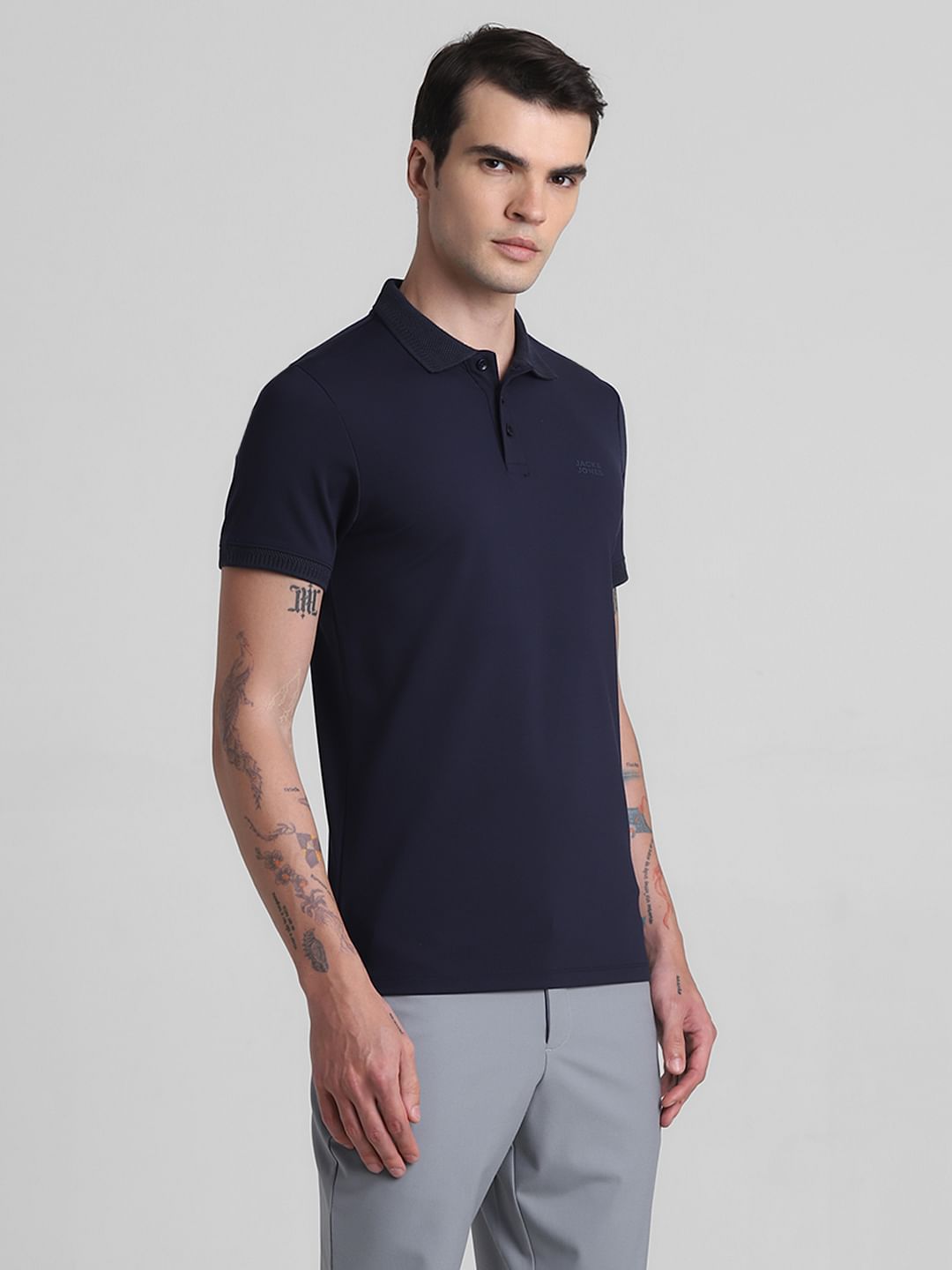 Dark Blue Polo T-shirt