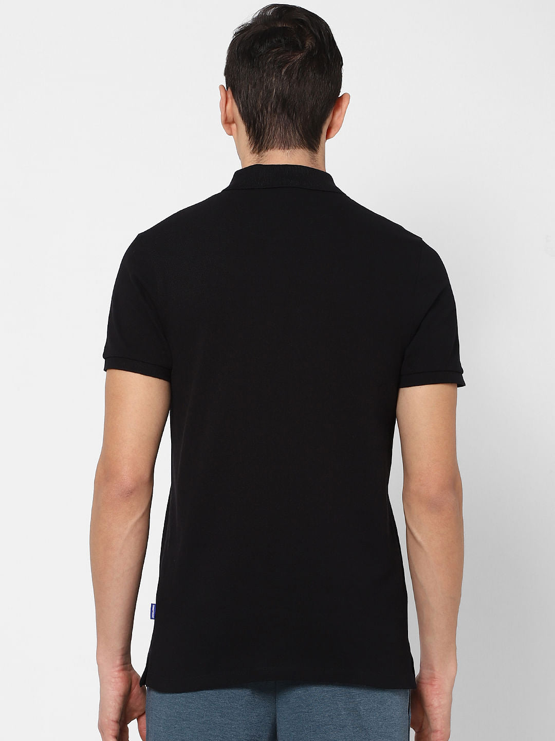 Black Polo Neck T-shirt