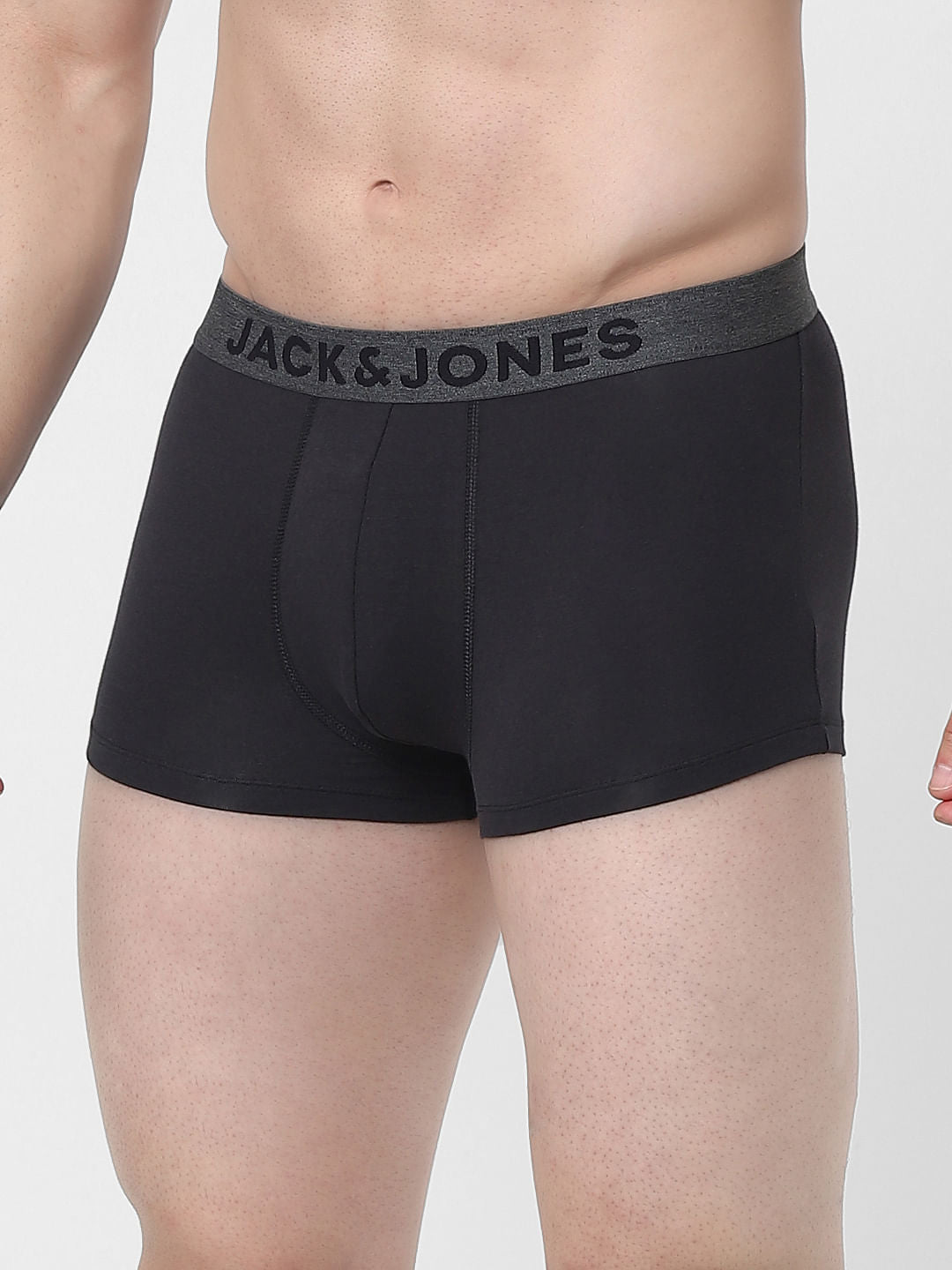 Black Logo Print Trunks