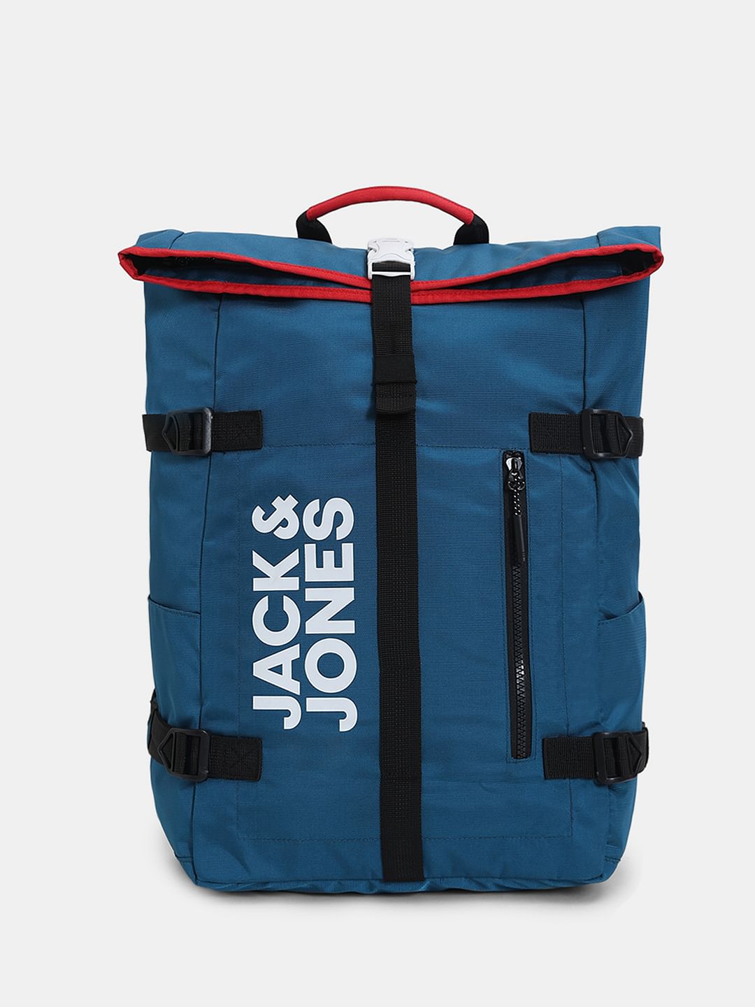 Blue Roll Top Backpack - ONE