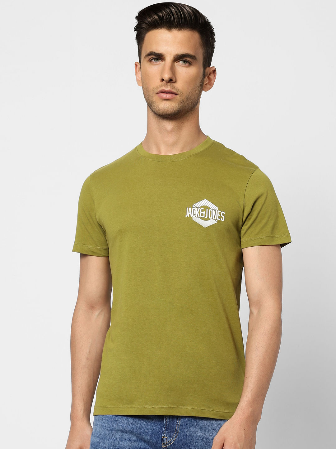 Green Crew Neck T-shirt