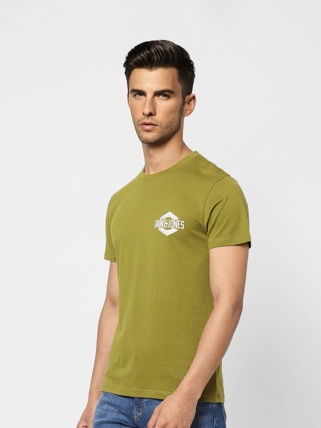 Green Crew Neck T-shirt