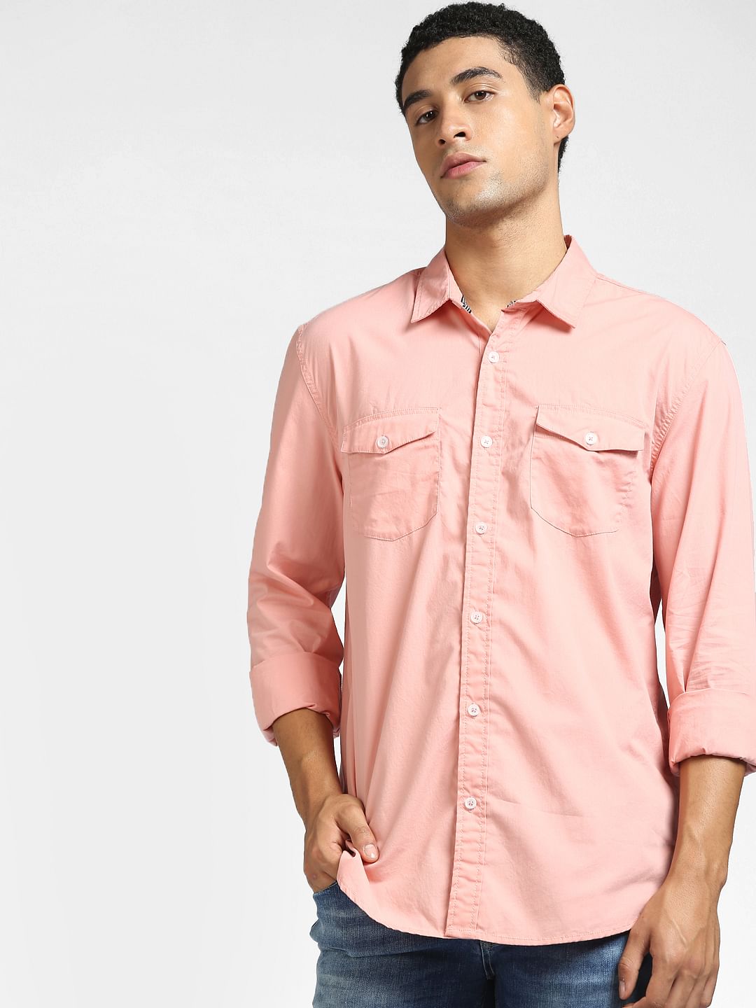 Pink Full Sleeves Shirt