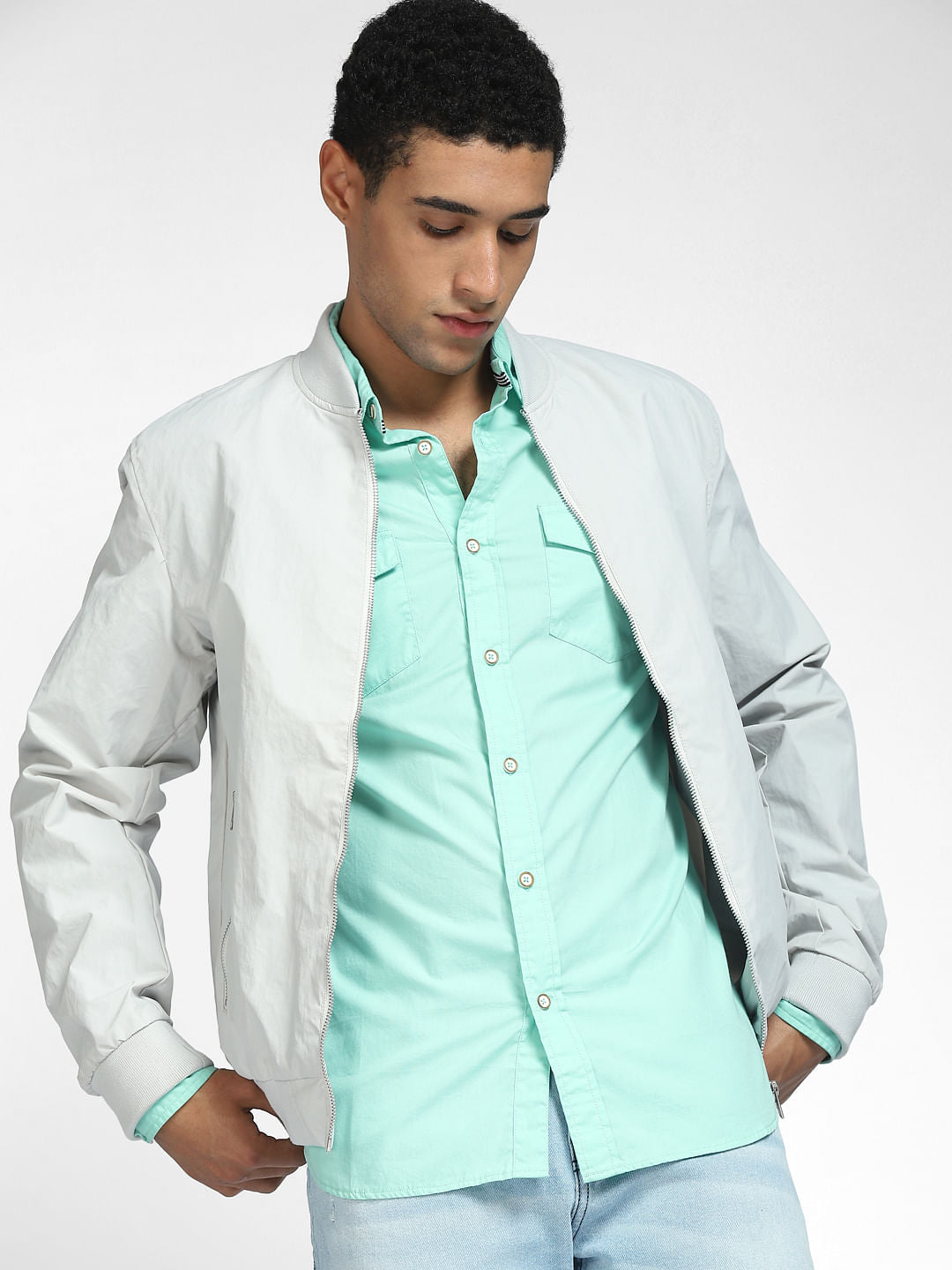 Green Full Sleeves Shirt
