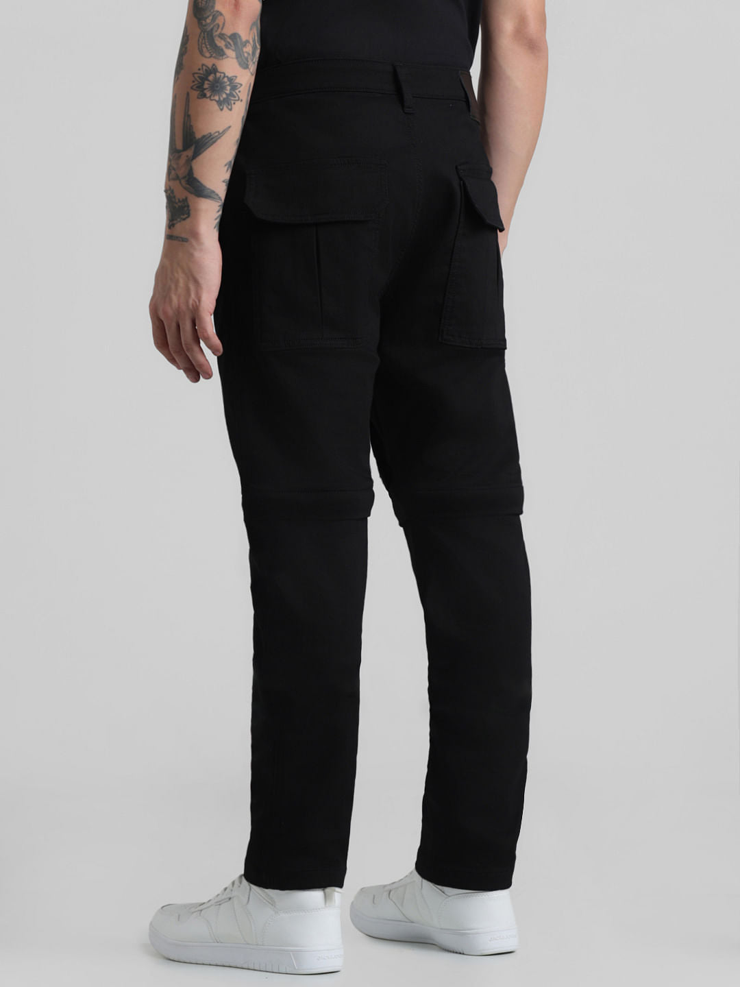 URBAN RACERS by Jack & Jones Black Low Rise Anti Fit Jeans