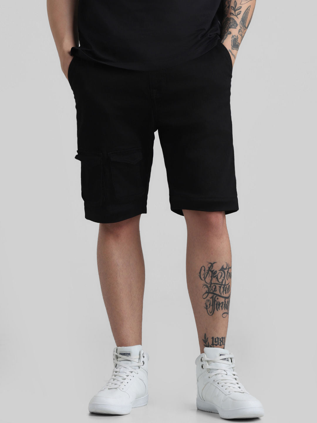 URBAN RACERS by Jack & Jones Black Low Rise Anti Fit Jeans