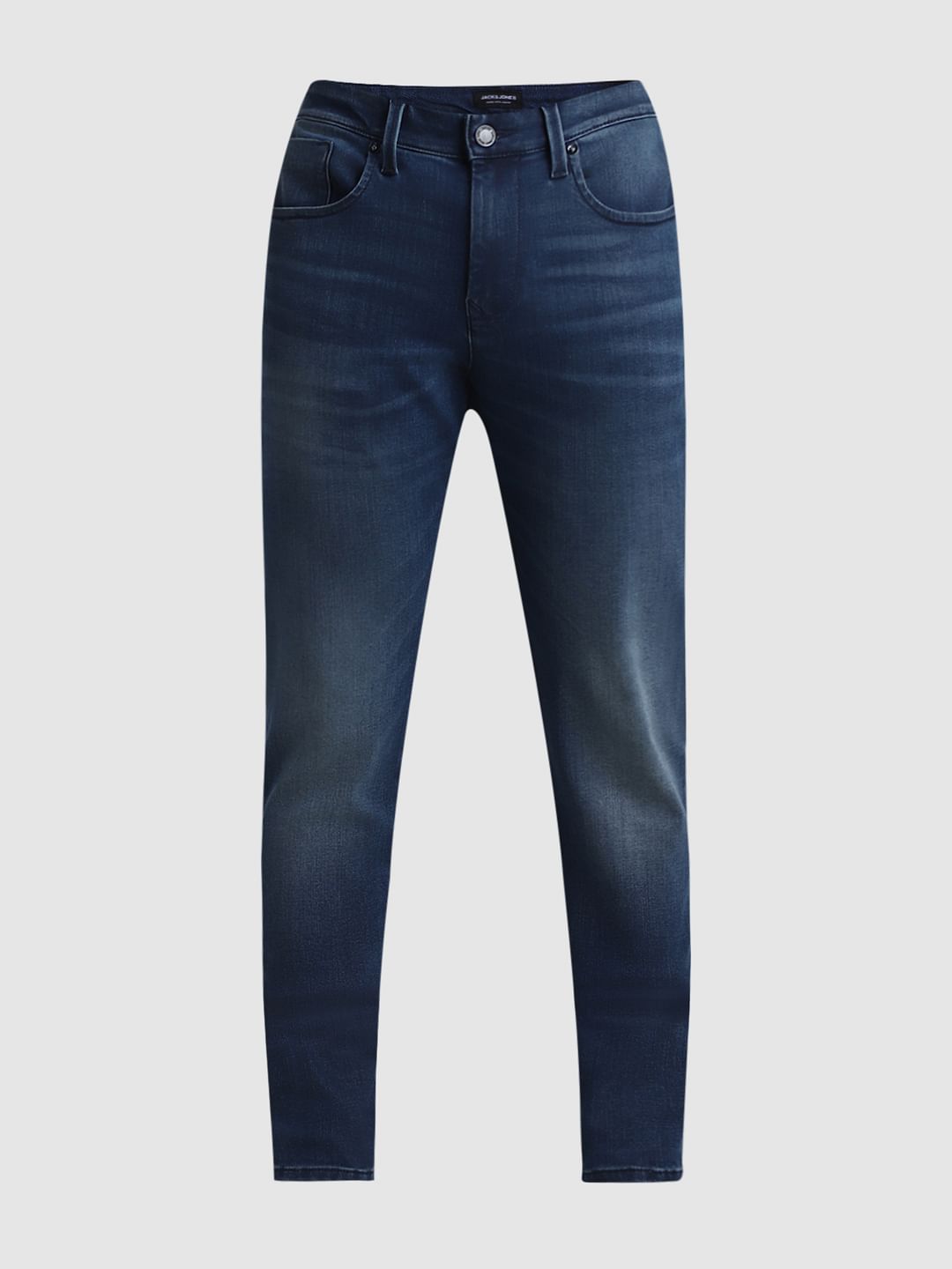 Dark Blue Low Rise Glenn Slim Fit Jeans