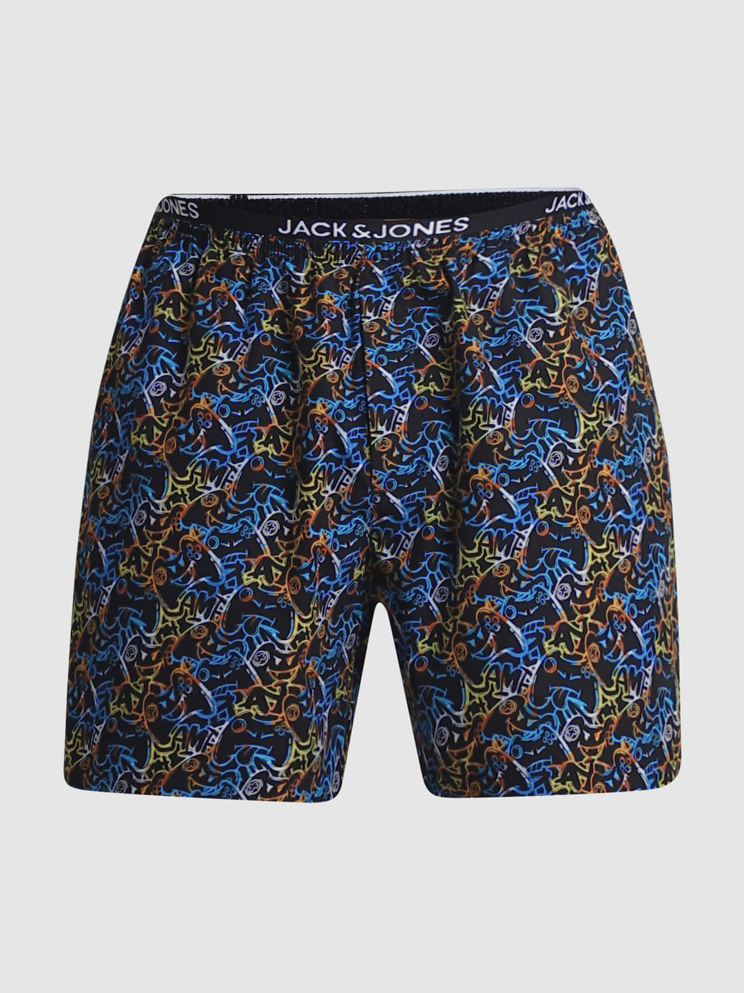 Black Gaming Console Printed Boxers