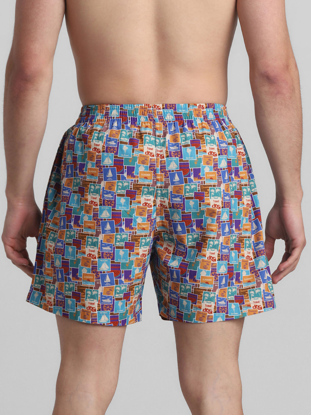 Multi-Colour Printed Boxers