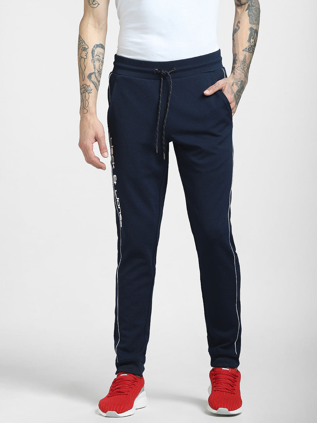 Blue Twill Sweatpants
