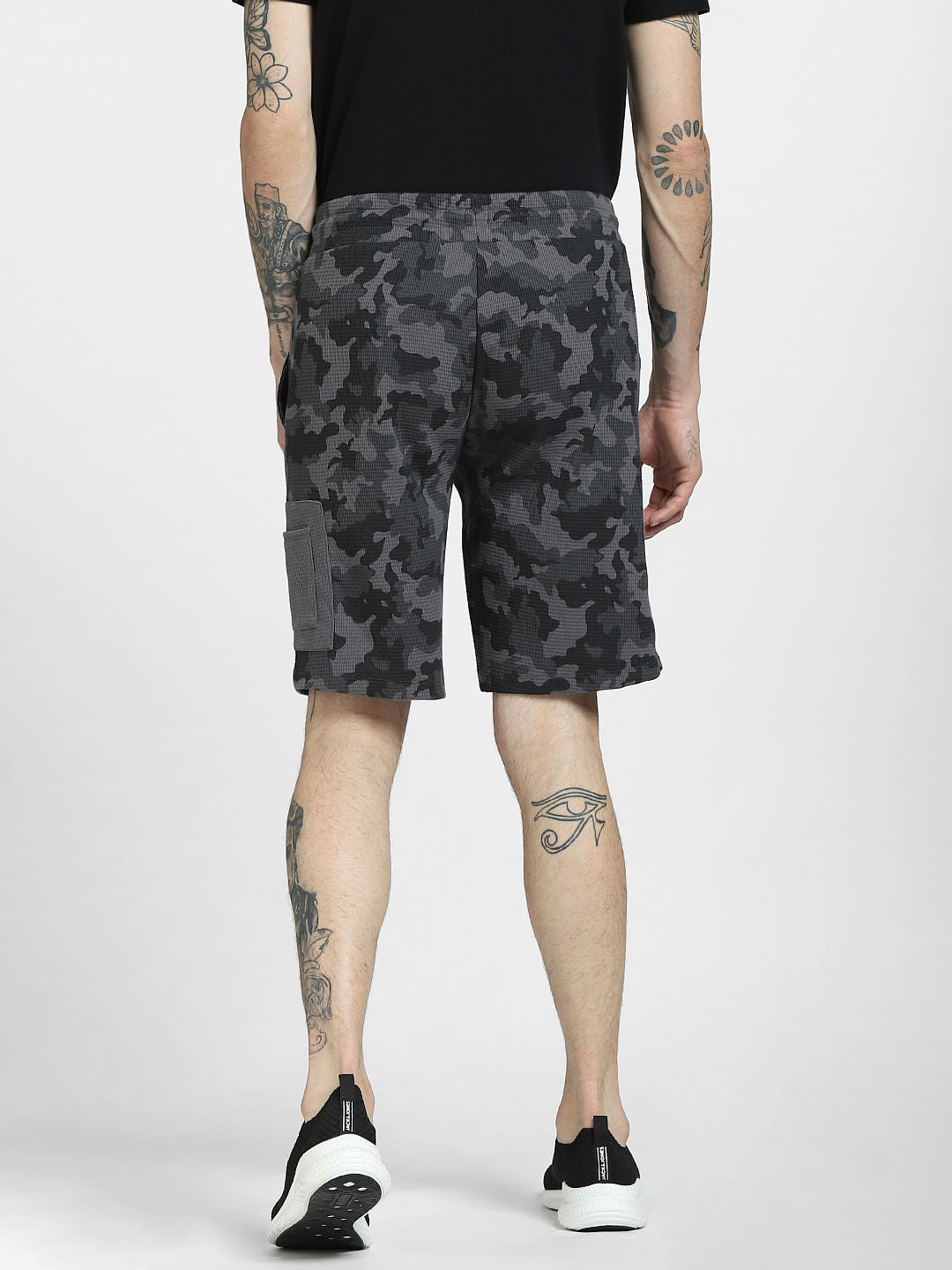 Black Camo Sweatshorts