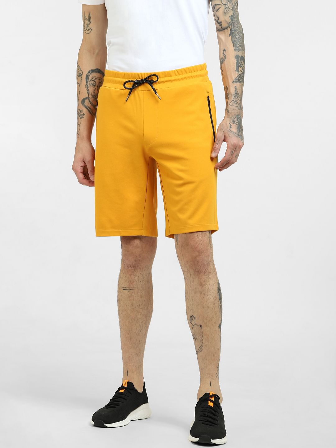 Yellow Sweatshorts